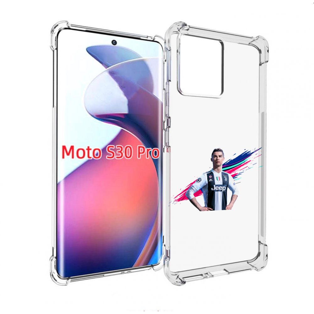 

Чехол MyPads fifa-Криштиану-Роналду мужской для Motorola Moto S30 Pro, Прозрачный, Tocco