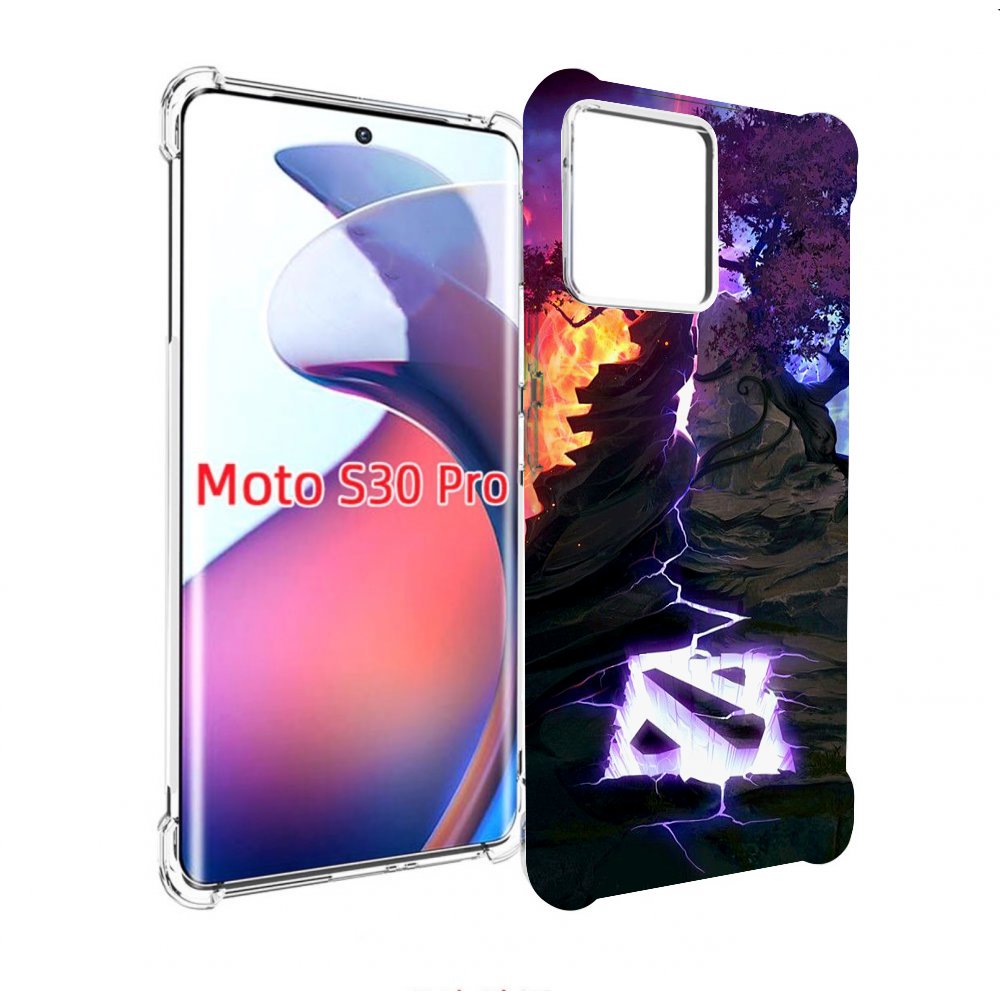

Чехол MyPads dota 2 логотип для Motorola Moto S30 Pro, Прозрачный, Tocco
