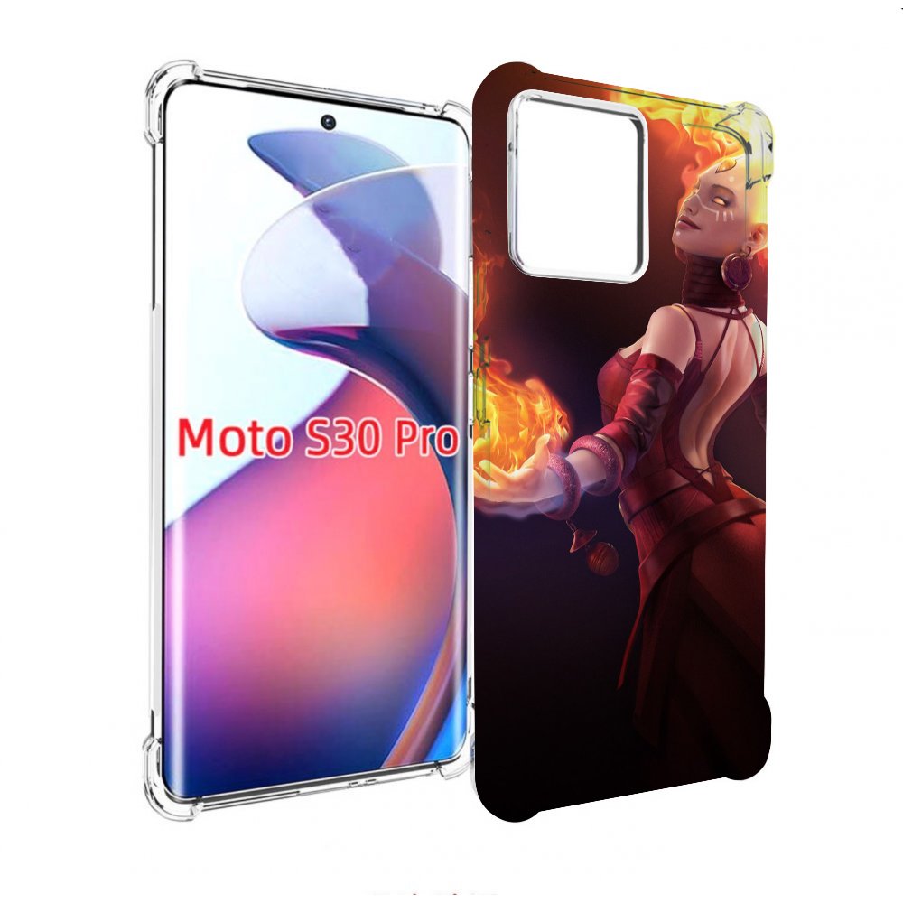

Чехол MyPads dota 2 Lina для Motorola Moto S30 Pro, Прозрачный, Tocco