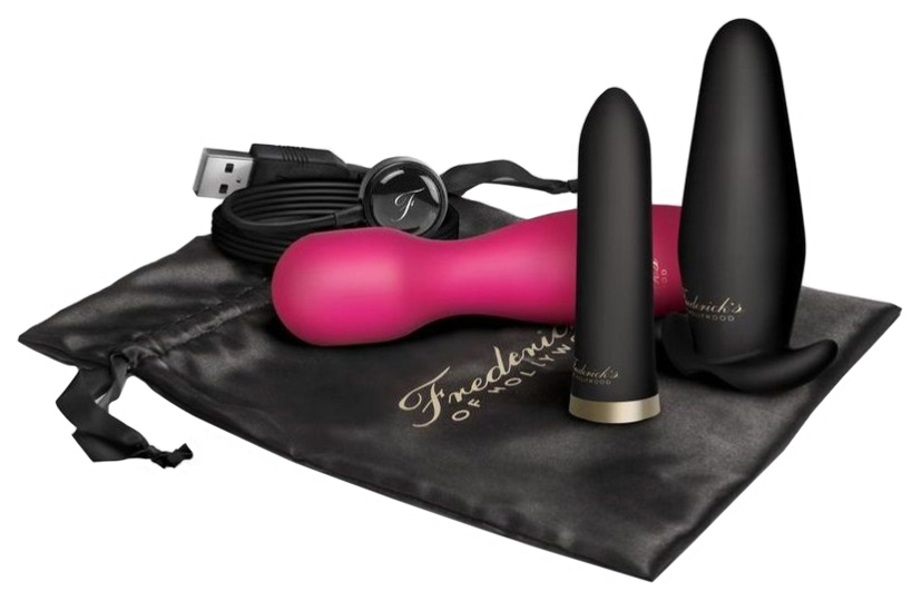 Набор секс игрушек Fredericks Of Hollywood Bullet Vibrator Set розовый,  черный