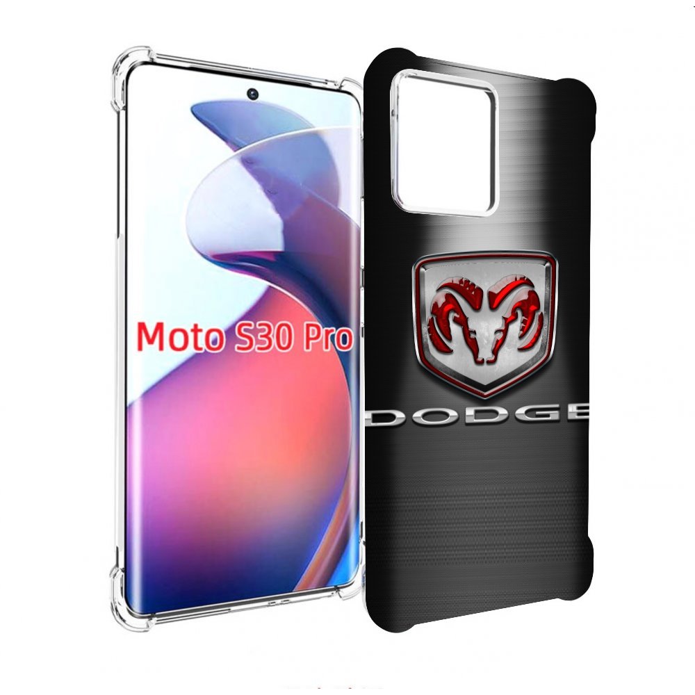 

Чехол MyPads dodge додж 1 мужской для Motorola Moto S30 Pro, Прозрачный, Tocco