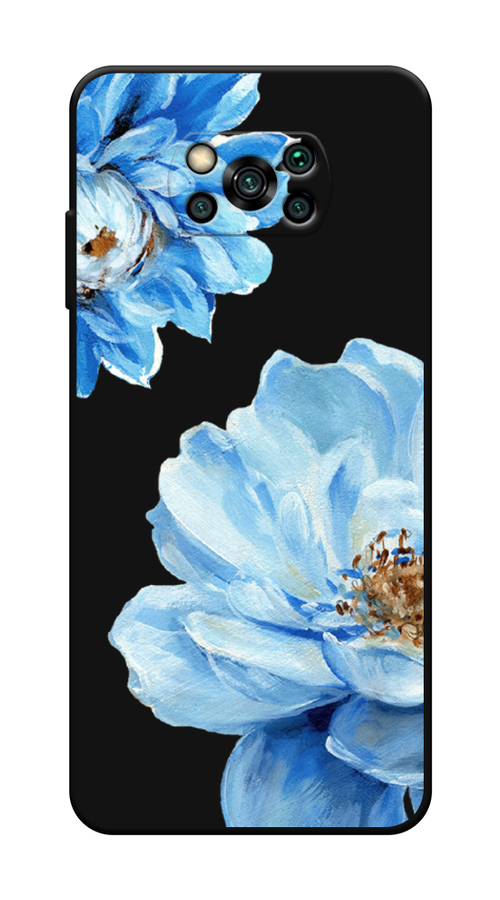 

Чехол Awog на Poco X3/X3 Pro "Голубые клематисы", Разноцветный, 310652-1