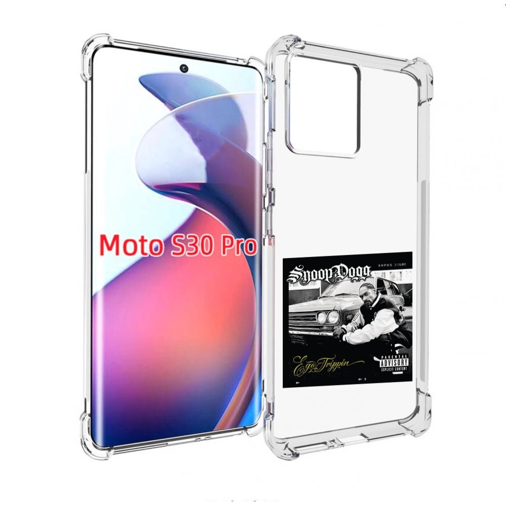 

Чехол MyPads Snoop Dogg EGO TRIPPIN’ для Motorola Moto S30 Pro, Прозрачный, Tocco