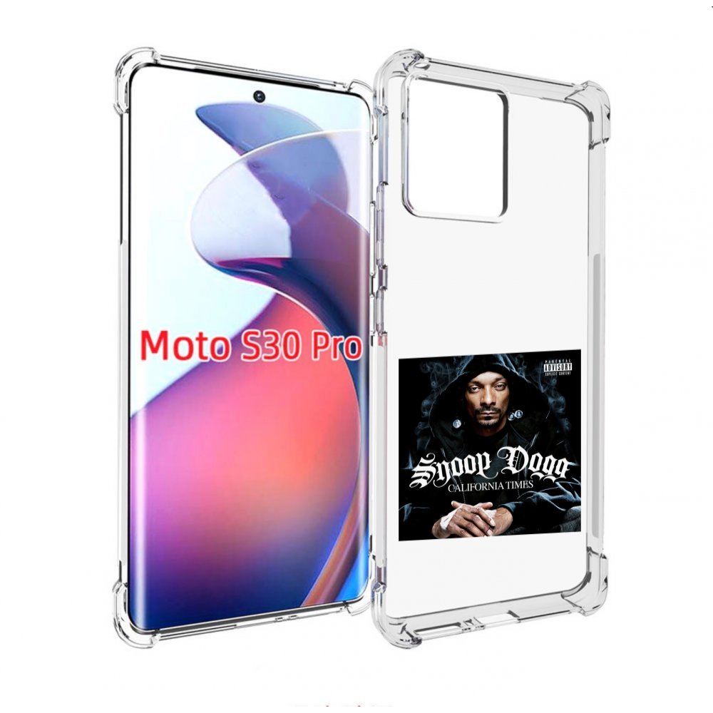 

Чехол MyPads Snoop Dogg CALIFORNIA TIMES для Motorola Moto S30 Pro, Прозрачный, Tocco