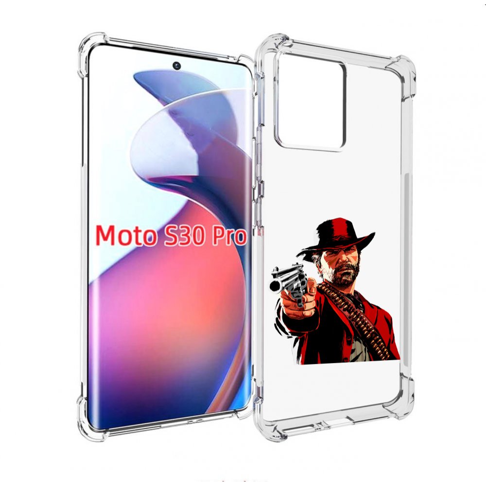 

Чехол MyPads Red-Dead-Redemption-2-РДР-2 для Motorola Moto S30 Pro, Прозрачный, Tocco