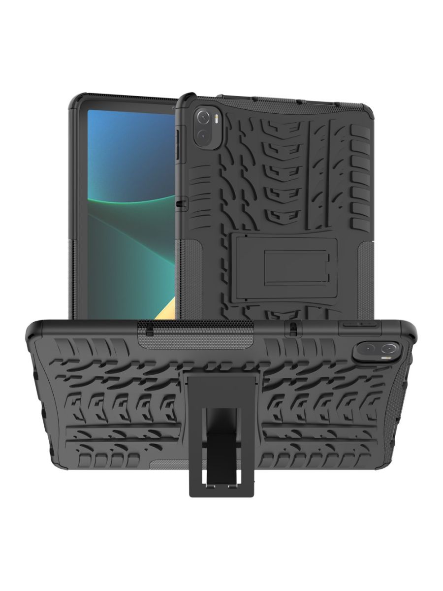 

Brodef Tyre Противоударный чехол с подставкой для Xiaomi Pad 5 Черный