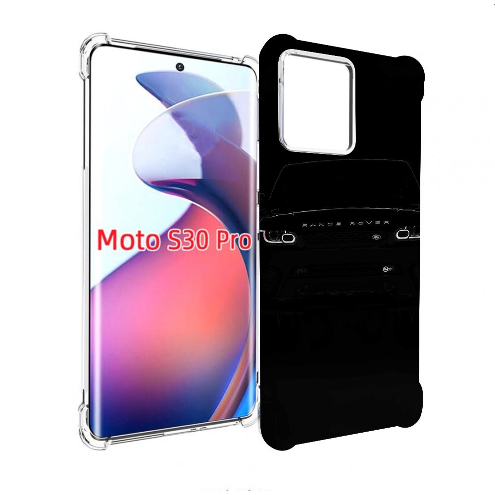

Чехол MyPads Range-rover ренж ровер для Motorola Moto S30 Pro, Прозрачный, Tocco