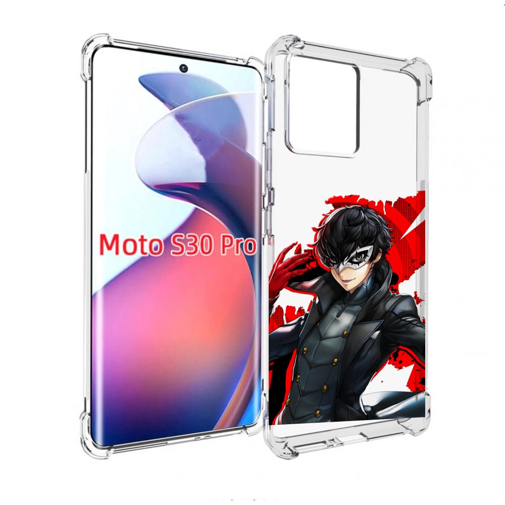 

Чехол MyPads Persona 5 для Motorola Moto S30 Pro, Прозрачный, Tocco