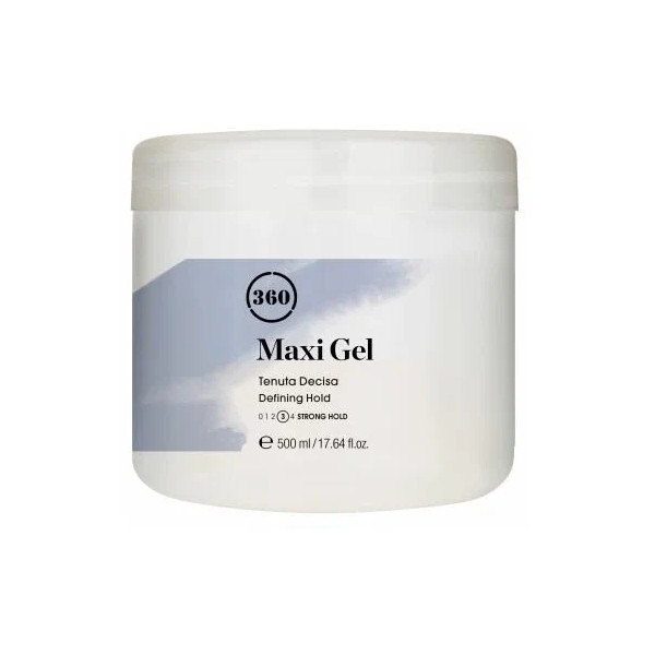 Гель для волос 360 с сильной фиксацией MAXI GEL 500мл очищающий гель для лица sensibio gel moussant гель 500мл
