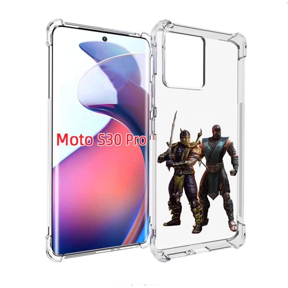 

Чехол MyPads Mortal-Kombat-1 для Motorola Moto S30 Pro, Прозрачный, Tocco