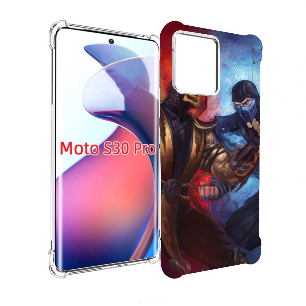 

Чехол MyPads Mortal Kombat art для Motorola Moto S30 Pro, Прозрачный, Tocco