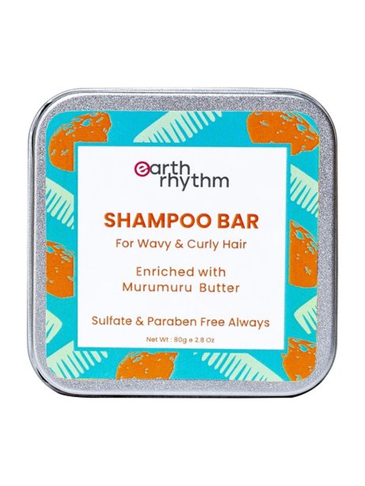Твердый шампунь для вьющихся волос Earth Rhythm Murumuru Butter Shampoo Bar