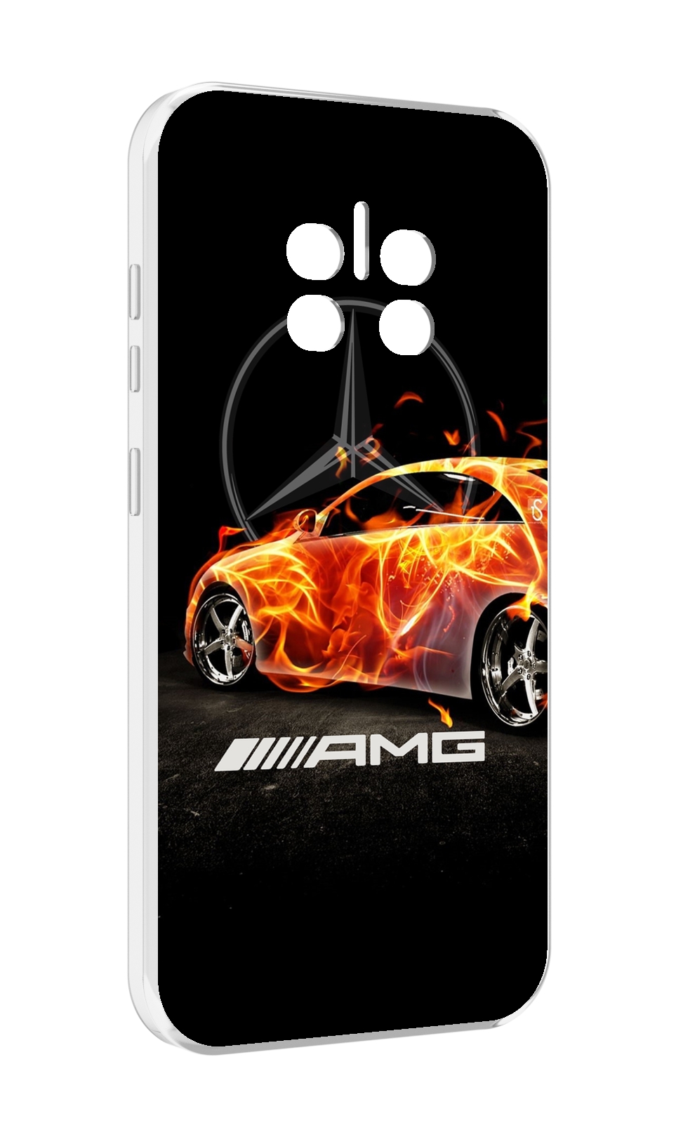 

Чехол MyPads АМГ мужской для Doogee V11, Прозрачный, Tocco