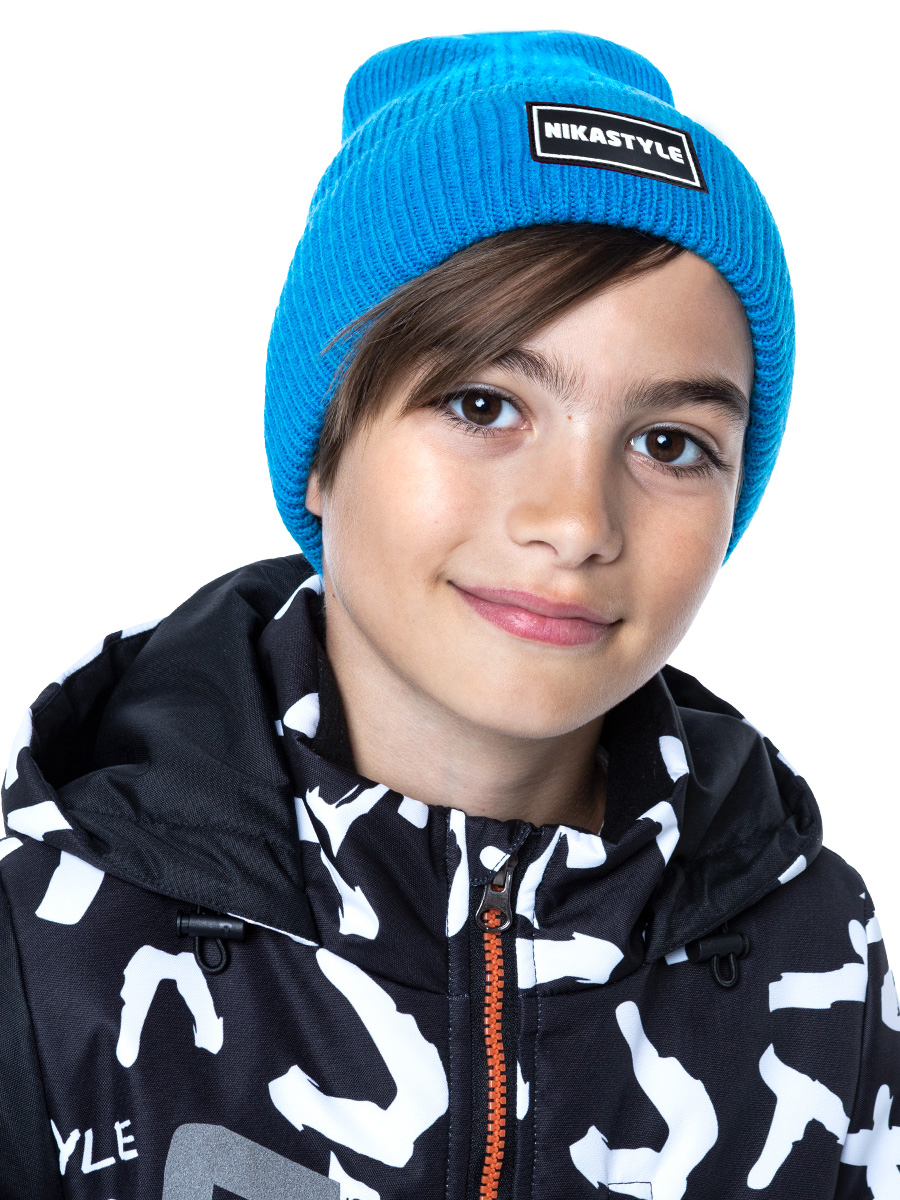 

Шапка детская NIKASTYLE 11м8923, голубой, 50-52, 11м8923