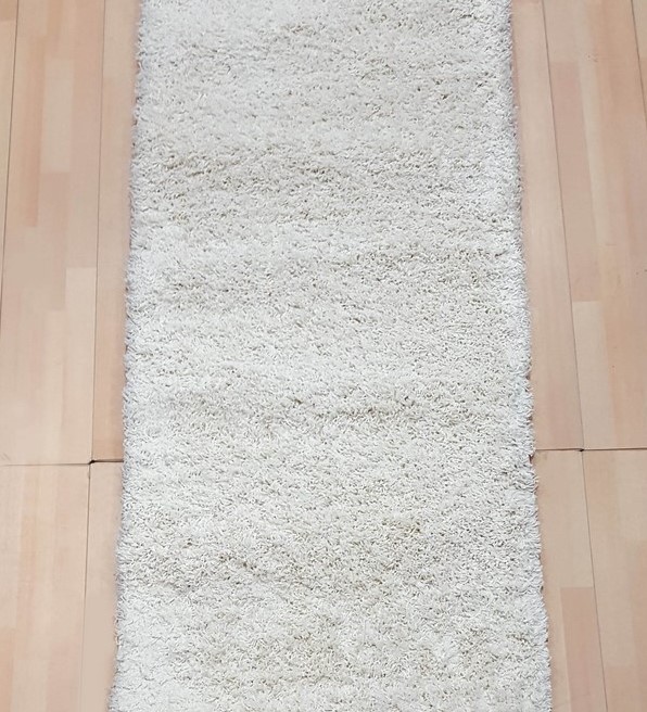 фото Ковер shaggy 0000r прямой белый 150x300 sofia rugs