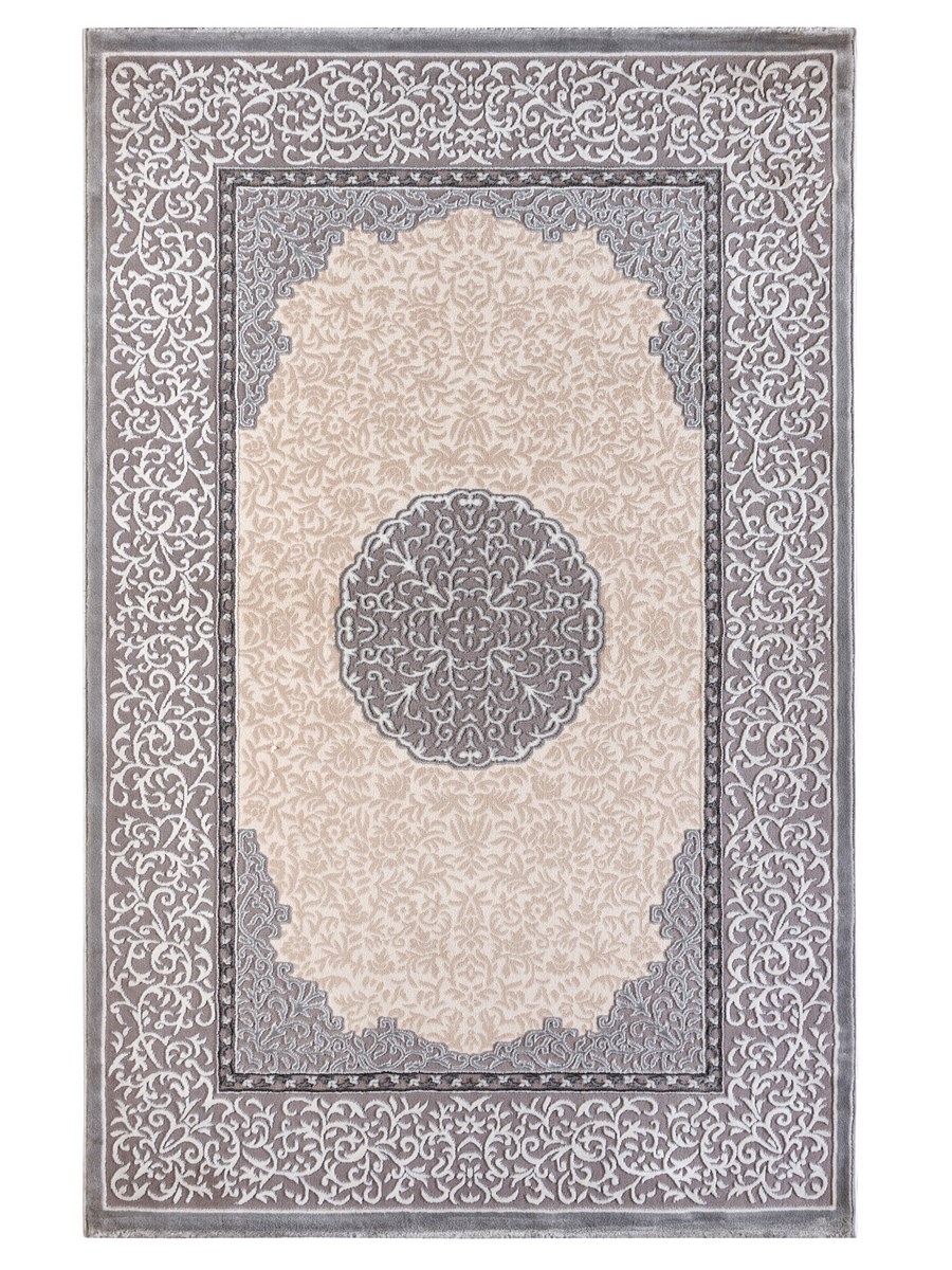 фото Ковер rixos 4089a прямой белый/серый 150x230 sofia rugs