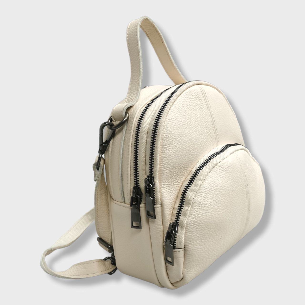 Рюкзак женский Capri CAP-9029 бежевый, 21x19x8 см