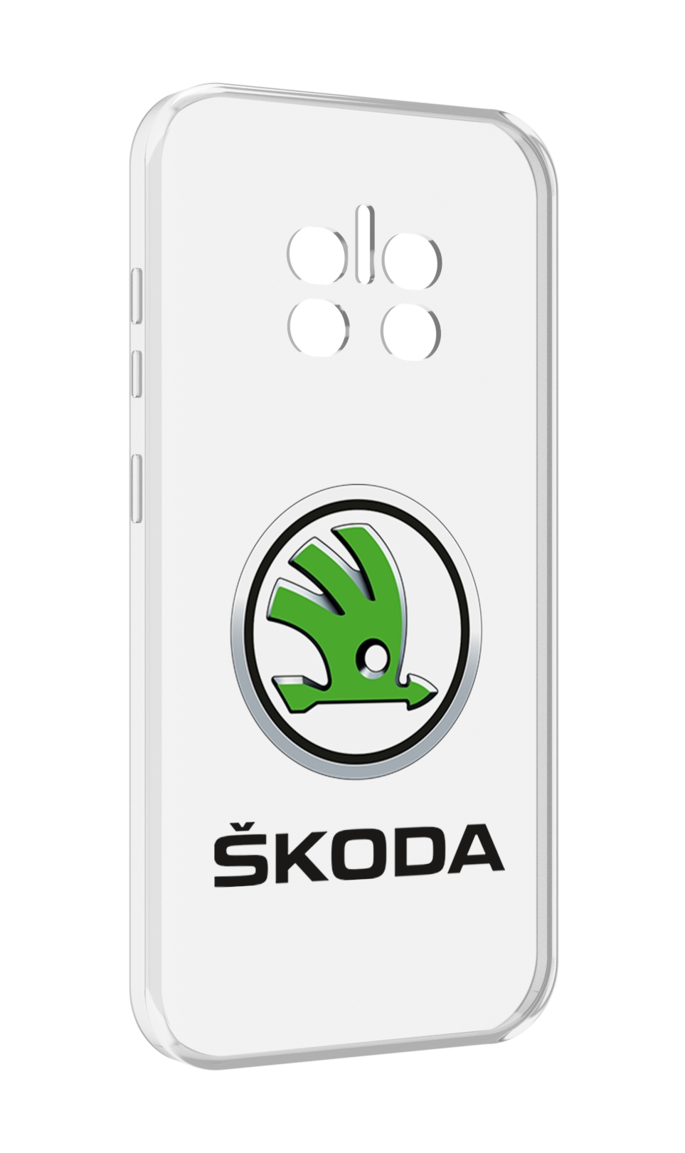

Чехол MyPads skoda-4 мужской для Doogee V11, Прозрачный, Tocco