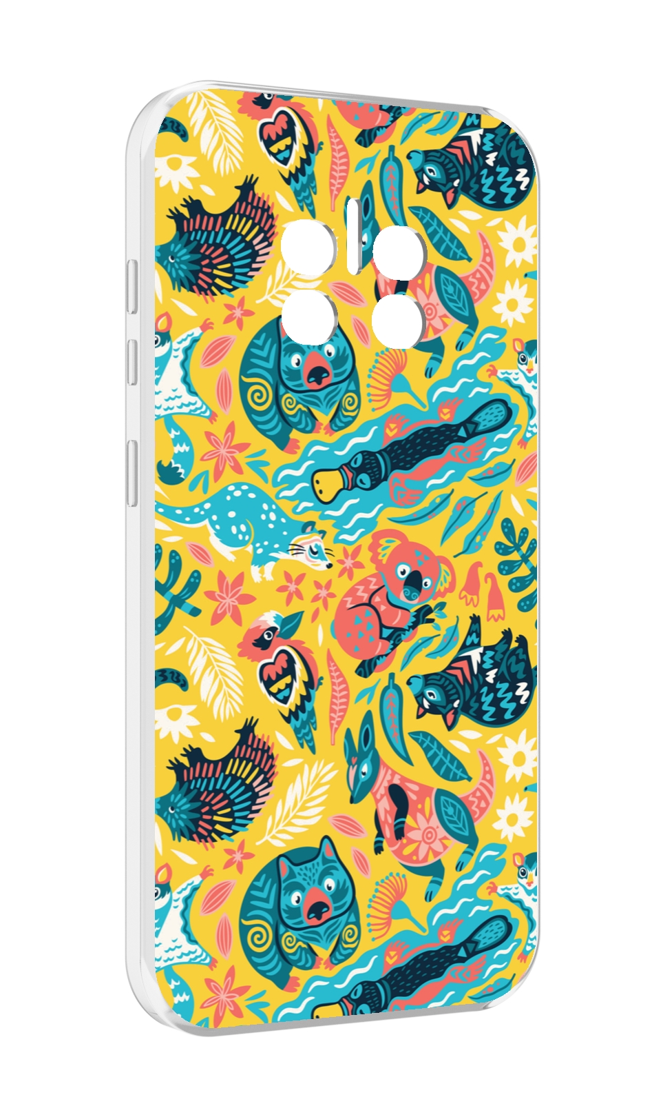 

Чехол MyPads seamless-pattern для Doogee V11, Прозрачный, Tocco