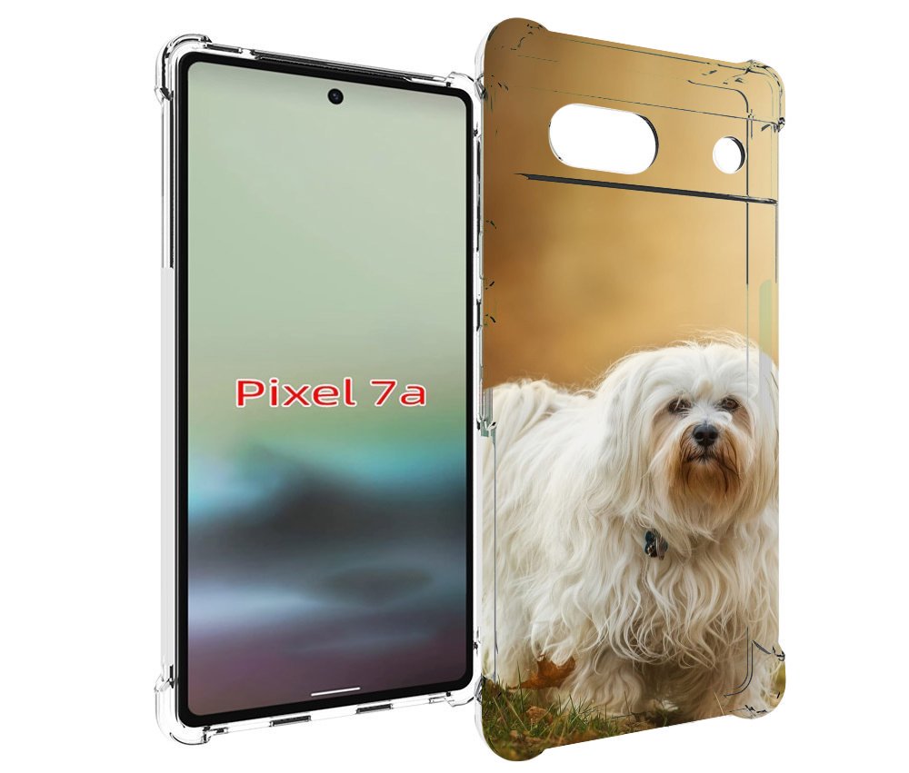 

Чехол MyPads гаванский бишон для Google Pixel 7A, Tocco
