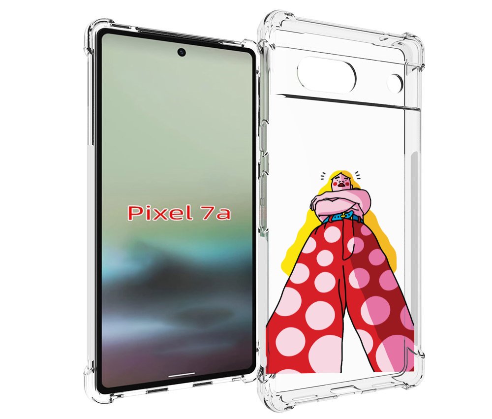 

Чехол MyPads высокая-девушка для Google Pixel 7A, Tocco