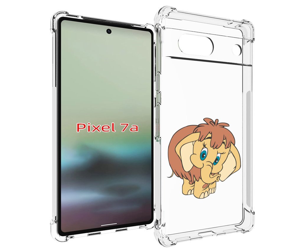 

Чехол MyPads волосатый-слоник детский для Google Pixel 7A, Tocco
