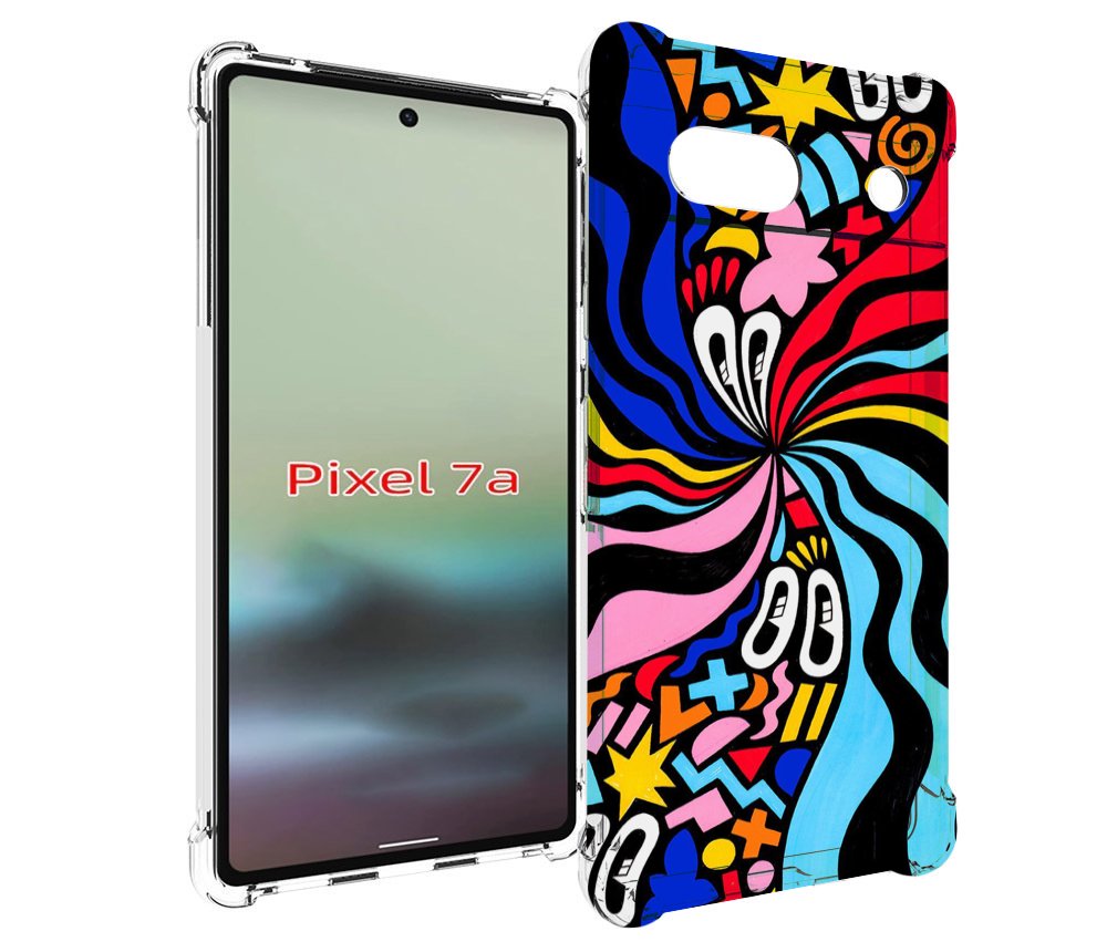 

Чехол MyPads волнистая-абстракция для Google Pixel 7A, Tocco
