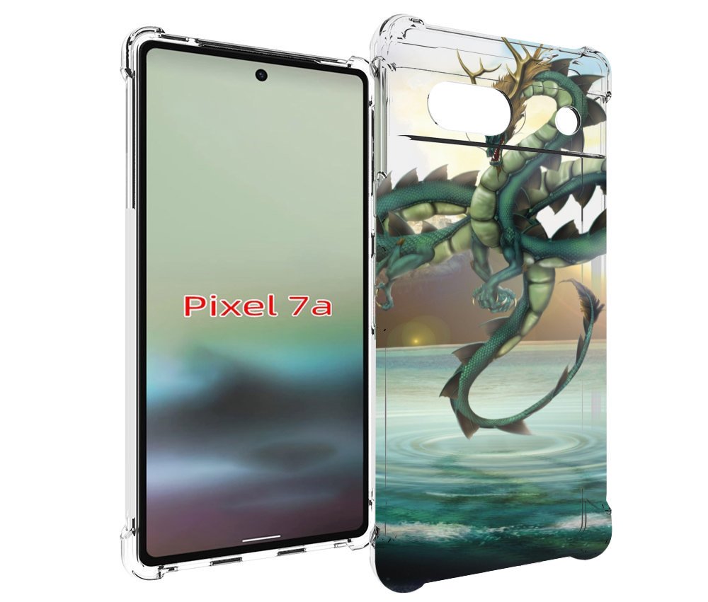 

Чехол MyPads водяной-дракон для Google Pixel 7A, Tocco
