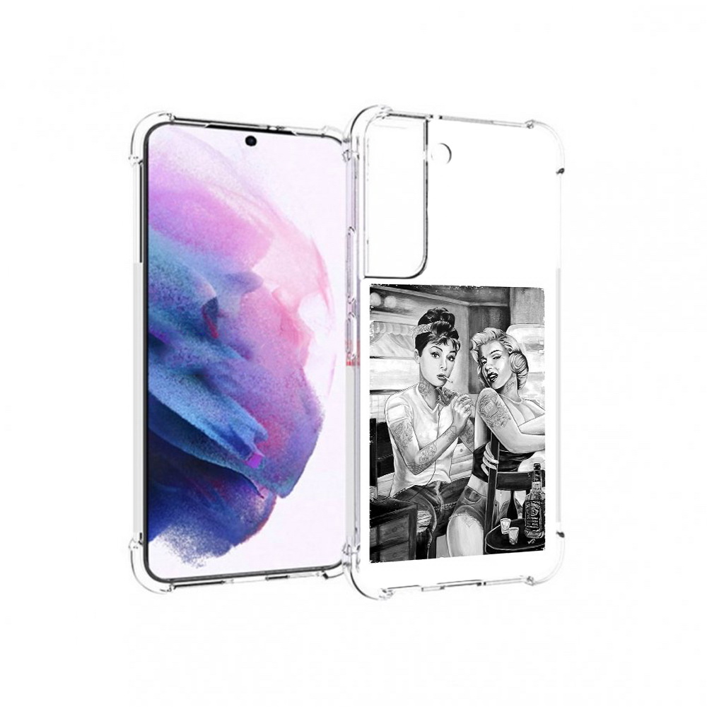 

Чехол MyPads Tocco для Samsung Galaxy S22 тату мастер (PT194926.508.637), Прозрачный, Tocco