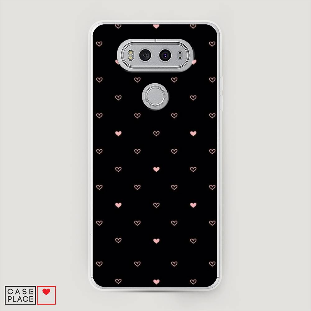 

Чехол Awog "Черный фон и сердечки" для LG V20, 83350-3