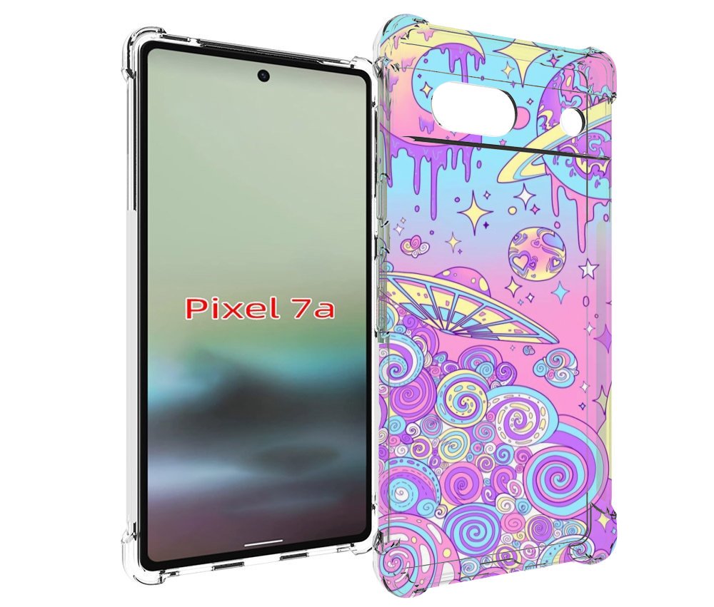 

Чехол MyPads ванильные планеты для Google Pixel 7A, Tocco