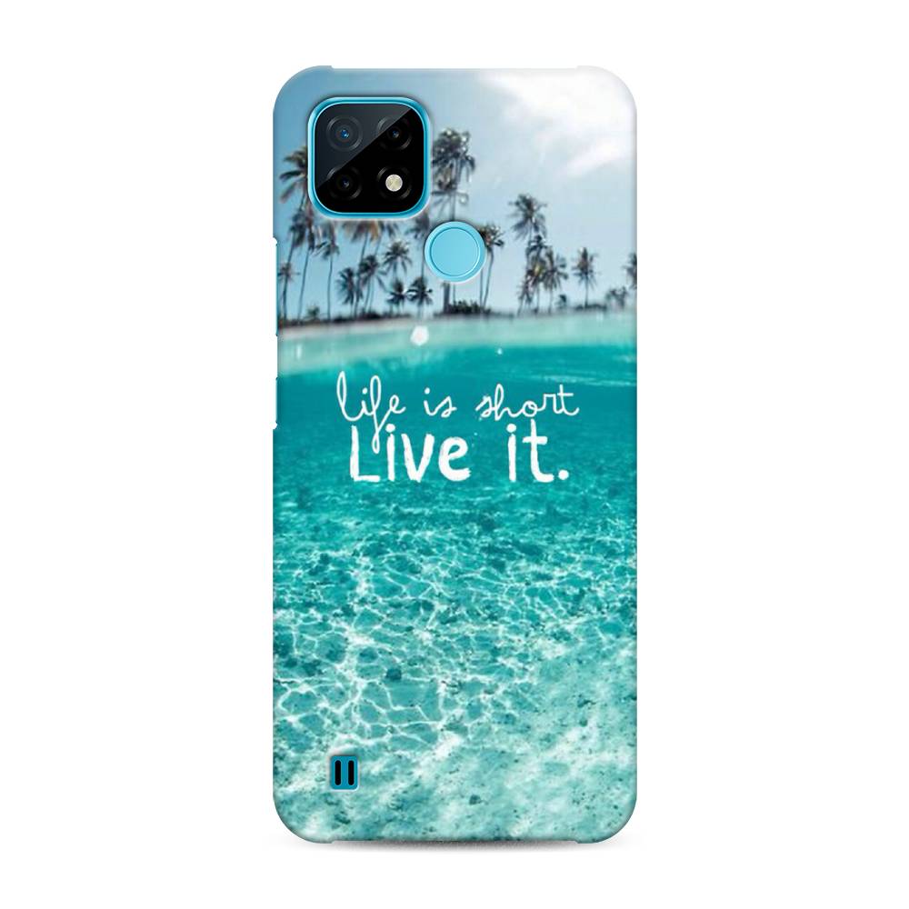 

Пластиковый чехол "Live it" на Realme C21, 254920-5