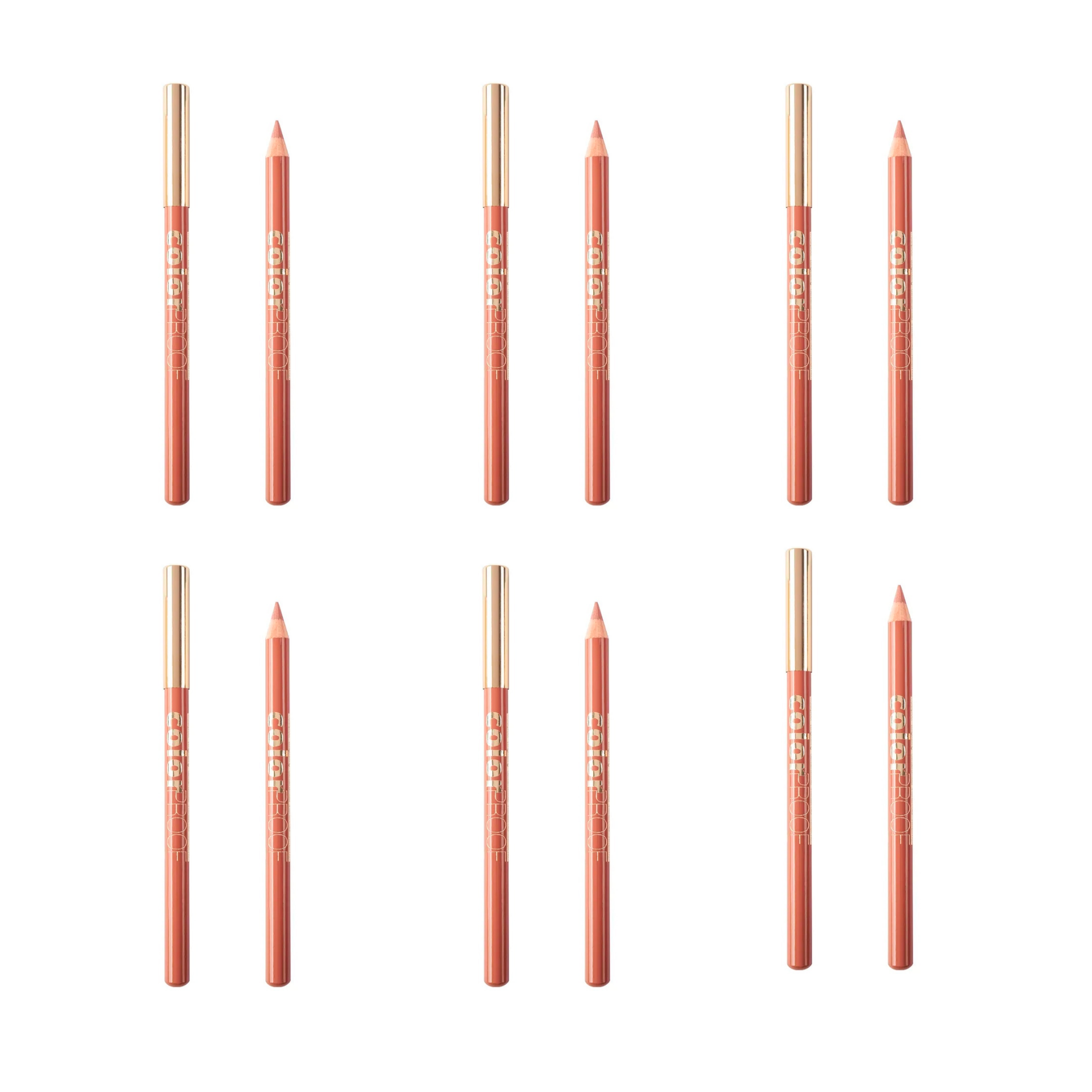 Карандаш для губ Charme тон 433 Теплый розовый натуральный6 шт карандаш для век charme 201 угольный3 шт