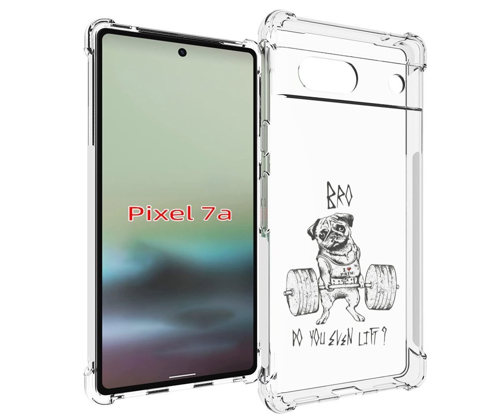 

Чехол MyPads брат ты подкачался мужской для Google Pixel 7A, Tocco