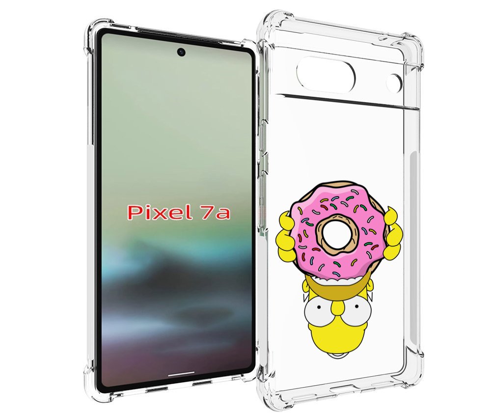 

Чехол MyPads большой-пончик для Google Pixel 7A, Tocco