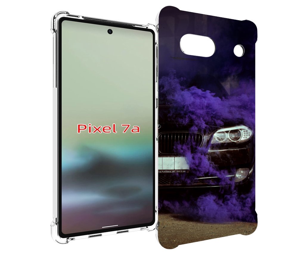 

Чехол MyPads бмв-с-фиолетовым-дымом мужской для Google Pixel 7A, Tocco