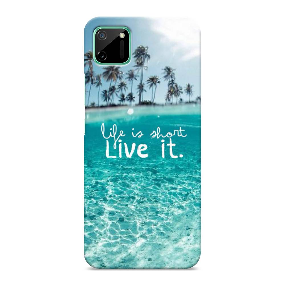 

Пластиковый чехол "Live it" на Realme C11, 253820-5