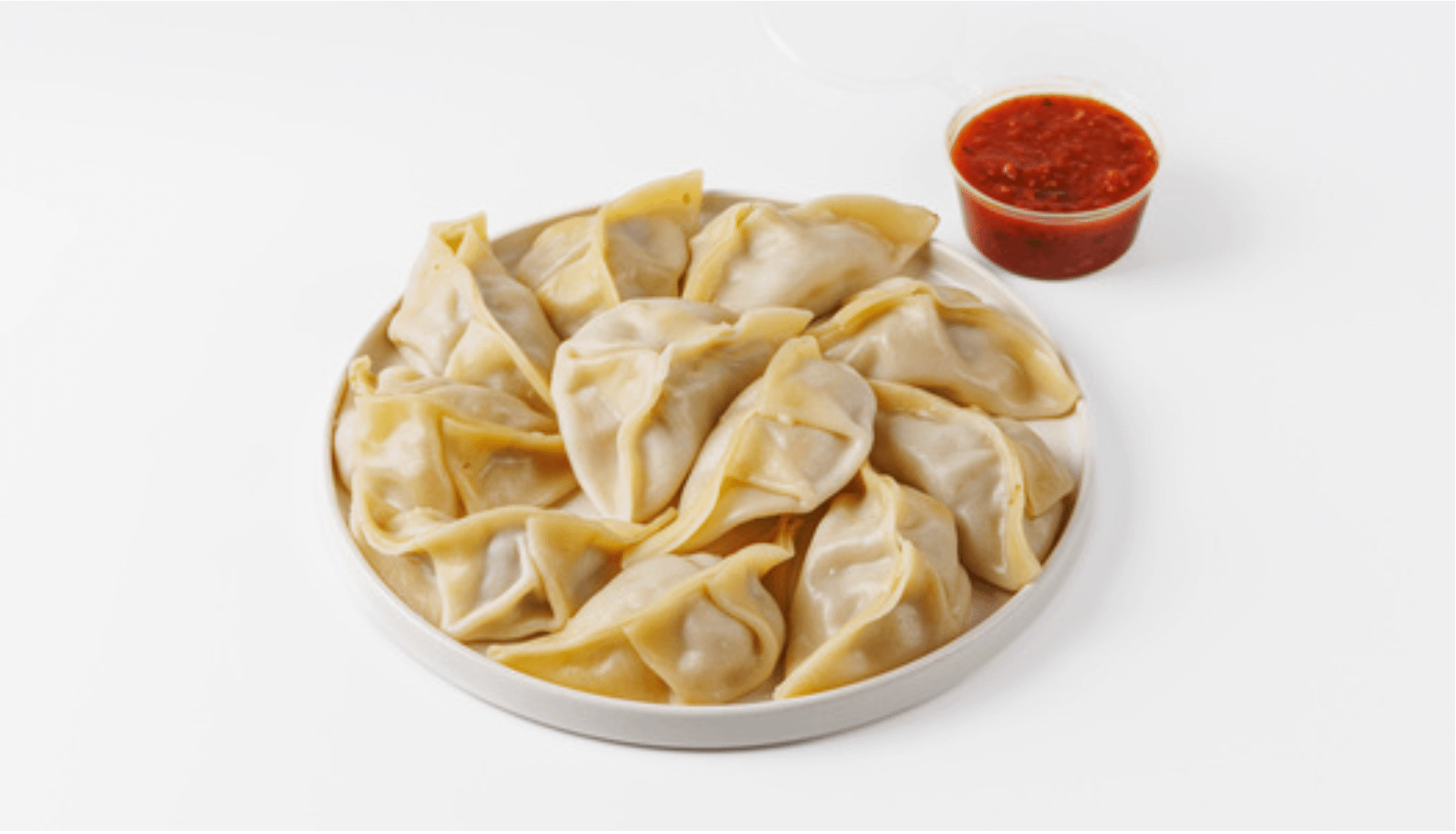 

Гедза с говядиной ВкусВилл на пару с соусом сальса 350 г