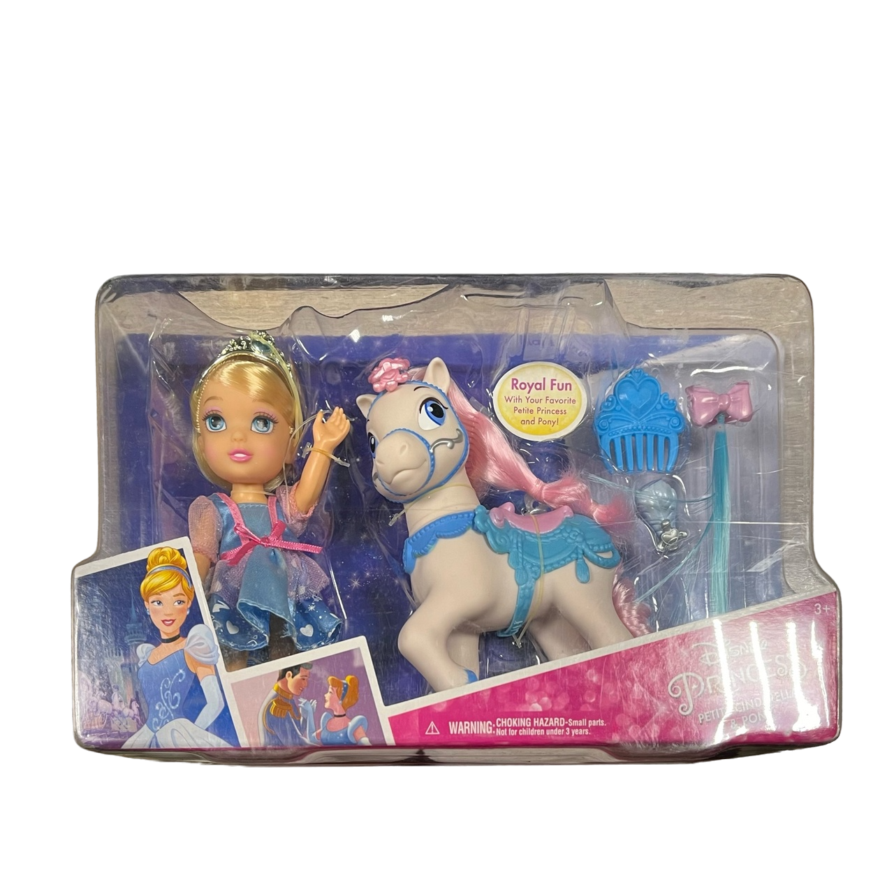 Кукла Jakks Pacific Принцесса Золушка с конем Petite Cinderella and Pony 20 см