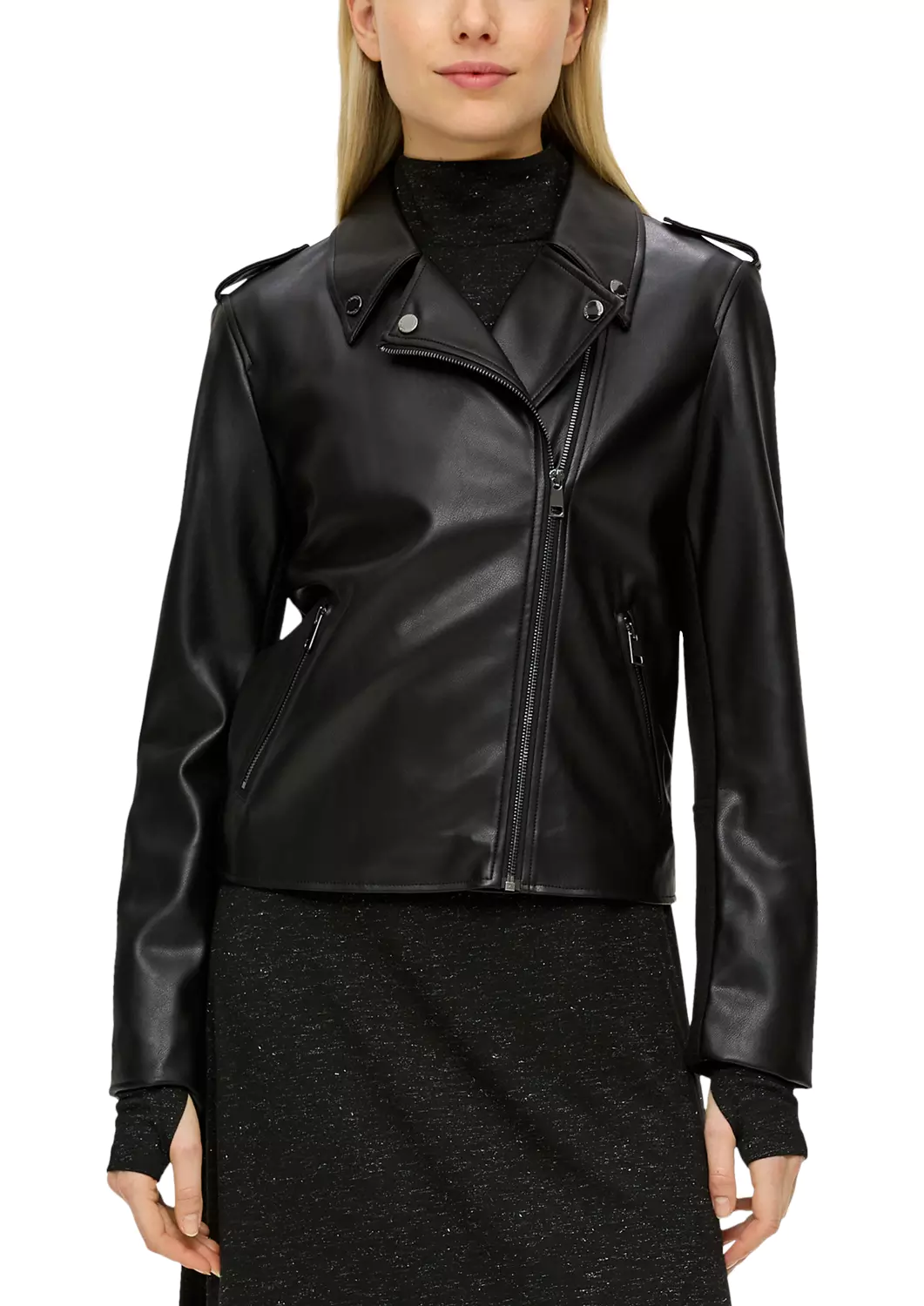 Куртка женская QS by s.Oliver 2139407/9999 черная 44 EU