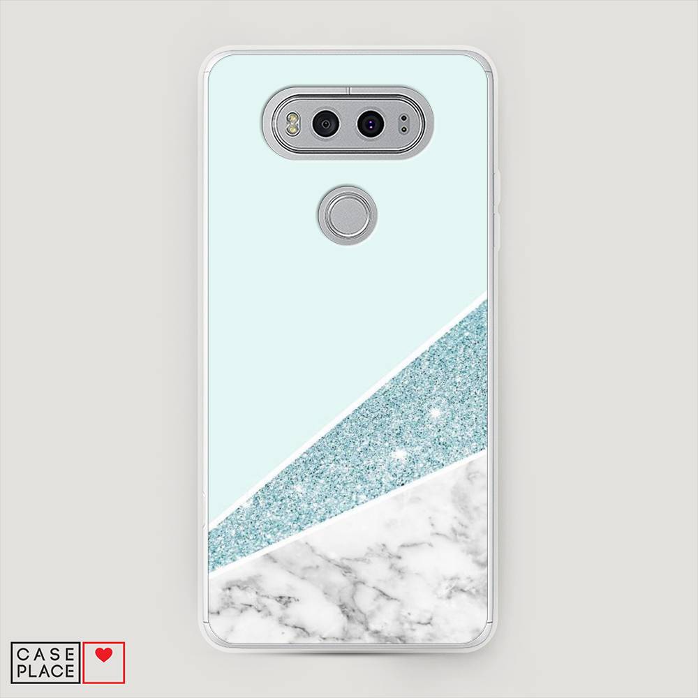 

Чехол Awog "Мрамор с голубыми блестками" для LG V20, 83350-3