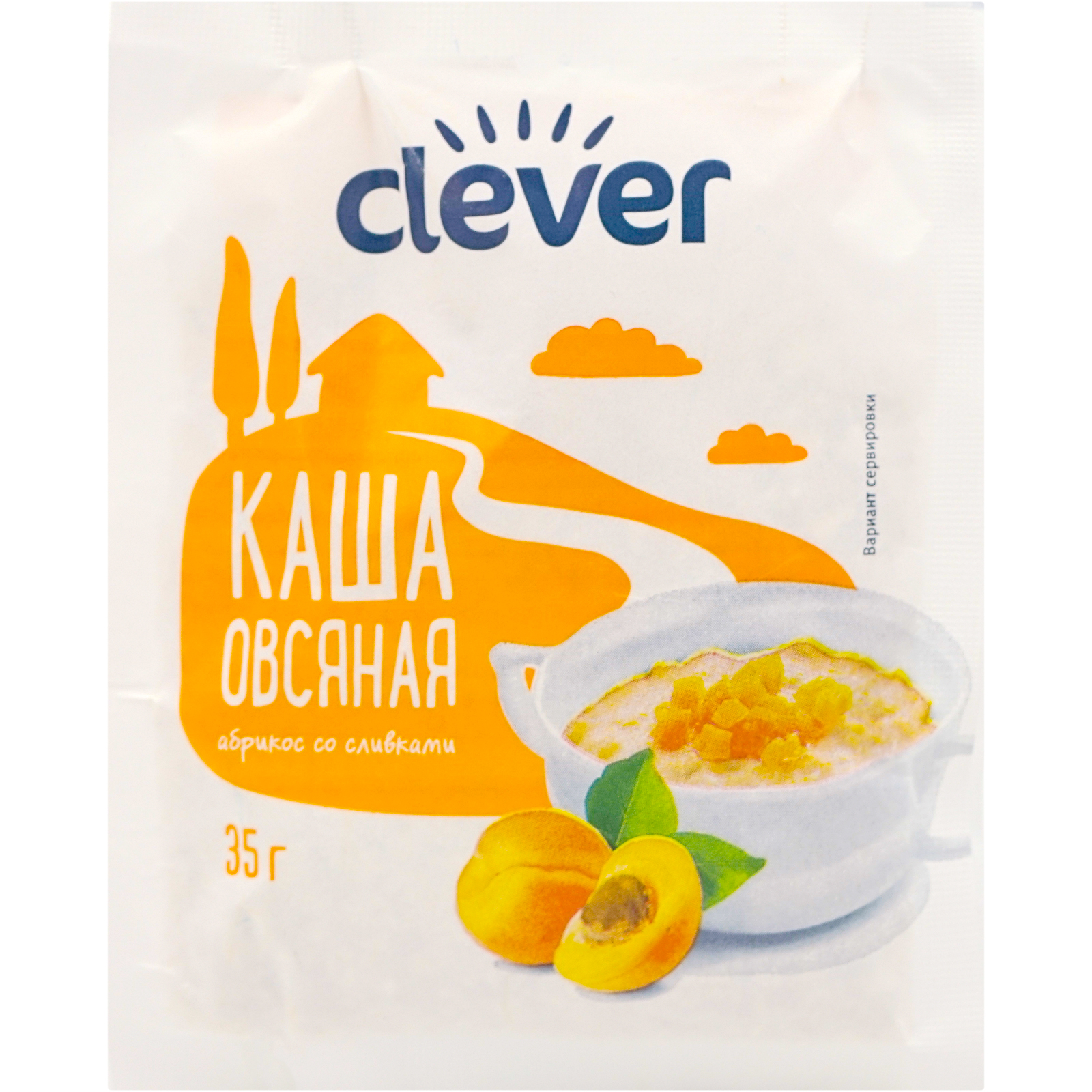 

Каша Clever овсяная с абрикосом 40 г