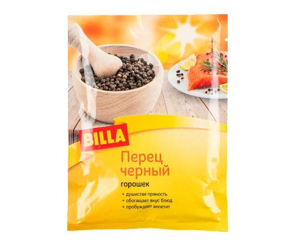 

Перец черный Billa горошек 36 г