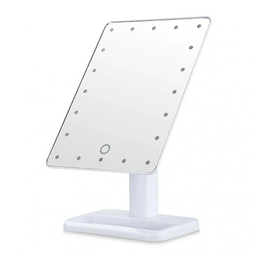 

Зеркало настольное с подсветкой Large Led Mirror, Белый
