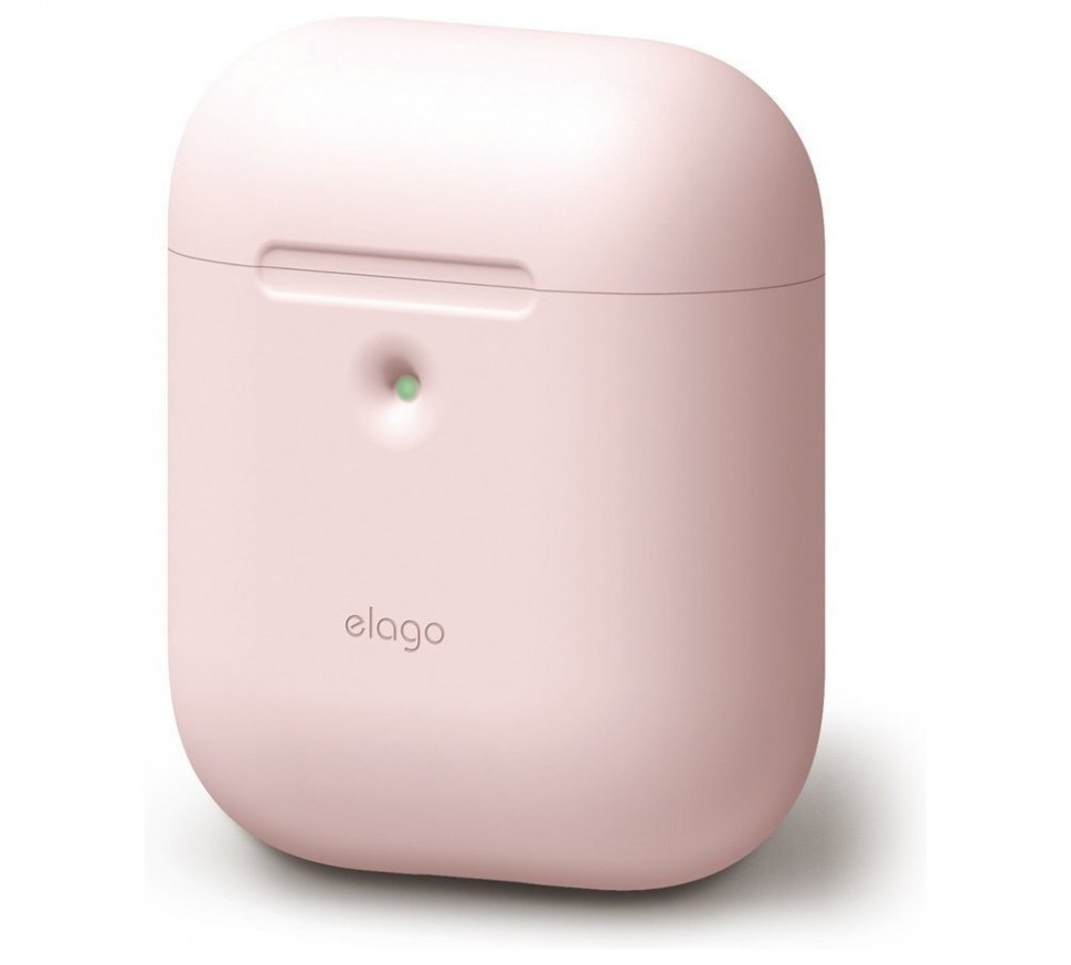 фото Силиконовый чехол elago a2 silicone case airpods 2 розовый (eap2sc-pk)