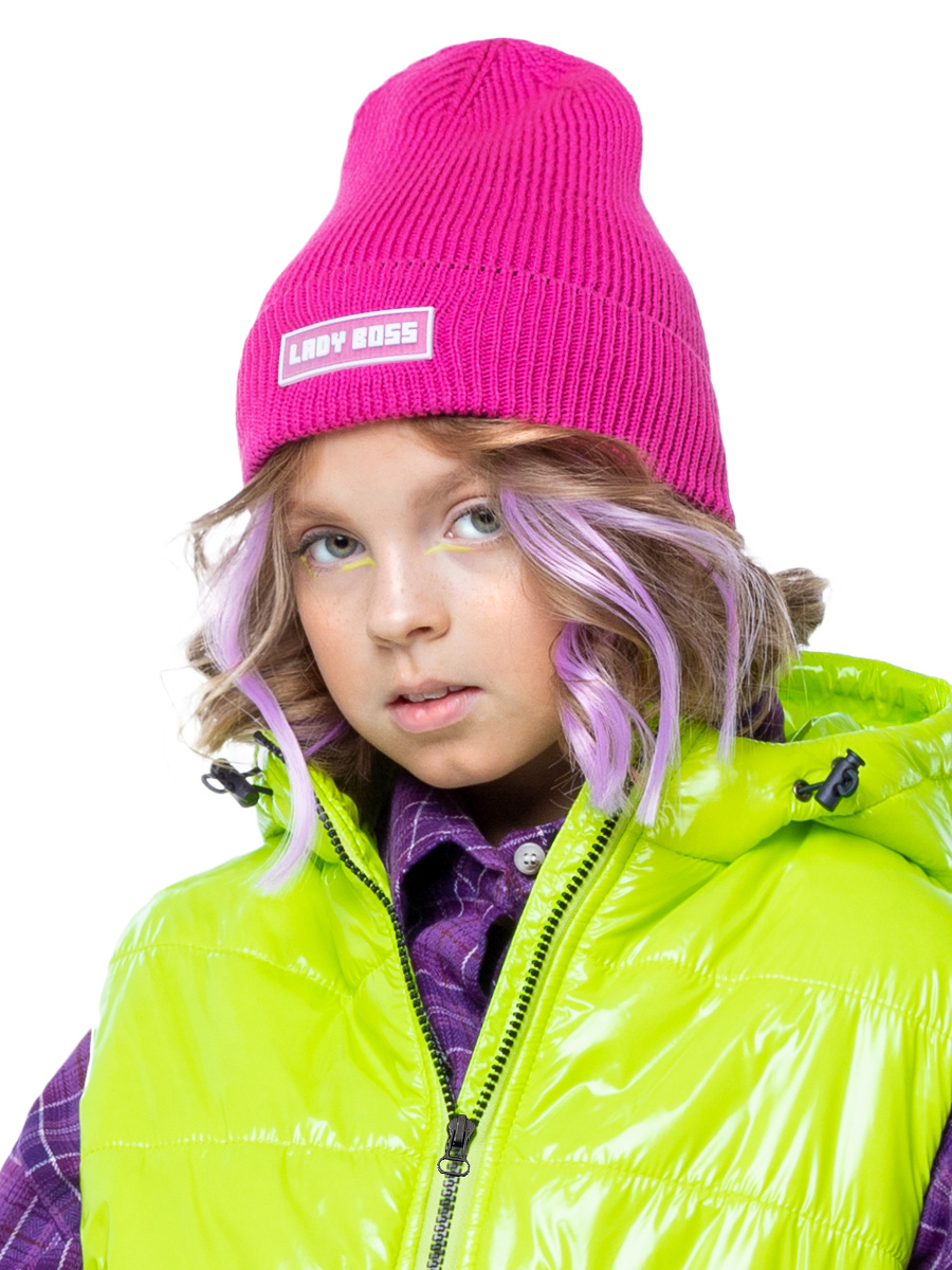 

Шапка детская NIKASTYLE 11м8823, розовый, 54-56, 11м8823