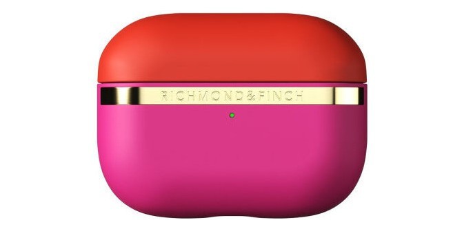 фото Чехол richmond & finch ss21 airpods pro "пурпурные полосы" (magenta stripe) (r45263) richmond finch