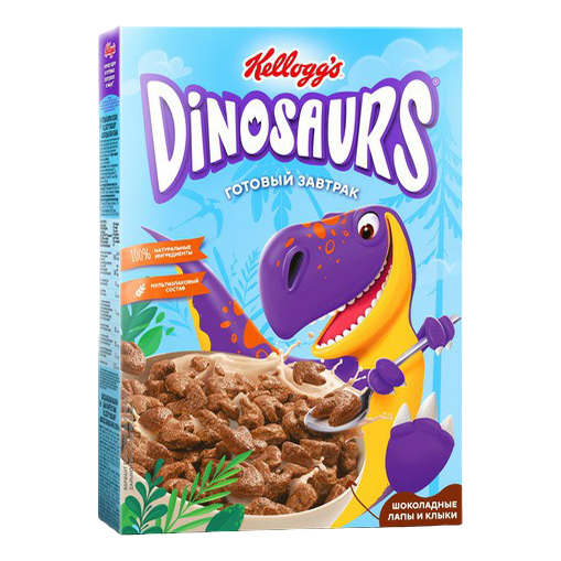 Готовый завтрак Kellogg's Dinosaurs из злаков 220 г