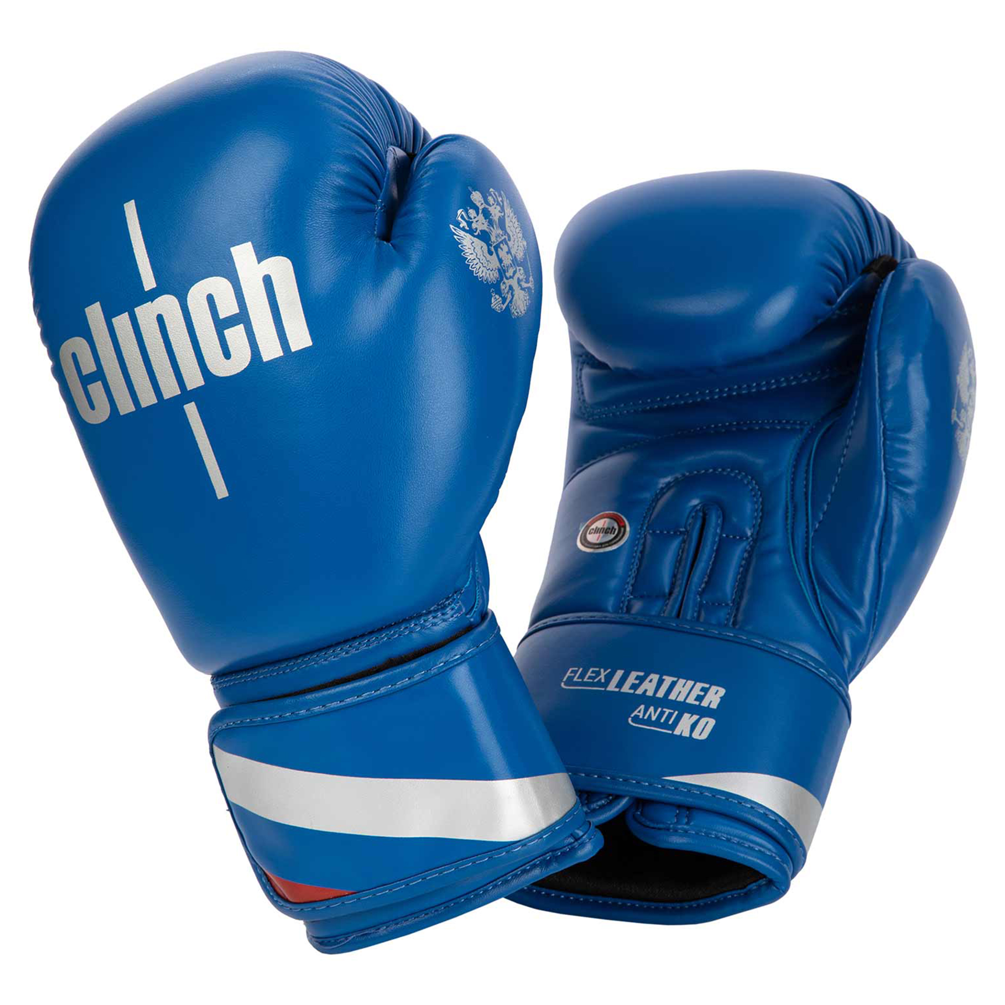 Перчатки боксерский Clinch Olimp синие С111, 12 унций