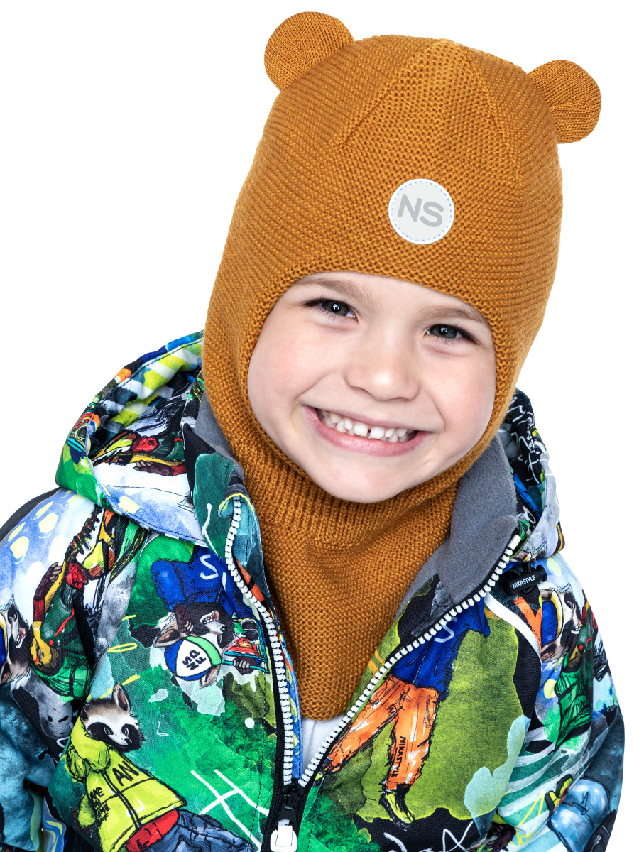

Балаклава детская NIKASTYLE 10м7123, желтый, 50-52, 10м7123